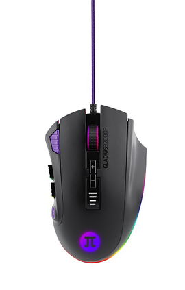 Primus Gaming - Mouse - PMO-302 - USB - Cableado  - BOTONES: 12 -  9 ESQUEMAS DE EFECTOS DE LUZ POR DEFECTO