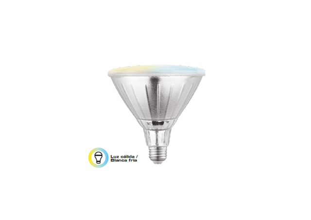 Nexxt Solutions Connectivity - Light Bulb - PAR38 CCT 110V - Conexión Wi-Fi - Bombillo de luz blanca regulable -  Compatible con Amazon Alexa y Google Assistant - 10000 Lumen - 10W (80W)