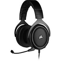 Corsair Memory Corsair PRO - CA-9011215-NA - Headset - Para Computer / Para Game console / Para Tablet - Wired - Carbon