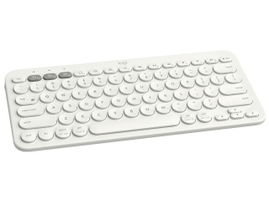 Logitech K380 Multi-Device Bluetooth Keyboard - Teclado - inalámbrico - Bluetooth 3.0 - QWERTY - español - blanco hueso