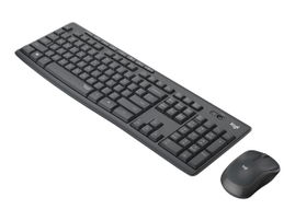 Logitech MK295 Silent - Juego de teclado y ratón - inalámbrico - 2.4 GHz - Black