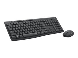 Logitech MK295 Silent - Juego de teclado y ratón - inalámbrico - 2.4 GHz - Black