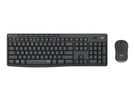 Logitech MK295 Silent - Juego de teclado y ratón - inalámbrico - 2.4 GHz - Black