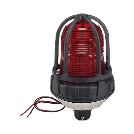 Luz de advertencia LED para ubicaciónes peligrosas, montaje tipo tubo, 24Vcd, rojo