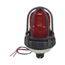 Luz de advertencia LED para ubicaciónes peligrosas, montaje tipo tubo, 24Vcd, rojo