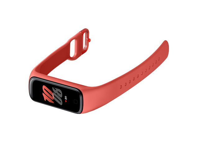 Samsung Galaxy Fit2 - Rastreador de actividad con correa - escarlata - pantalla luminosa 1.1