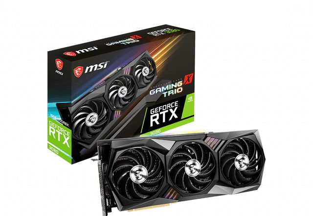 MSI GeForce RTX 3090 GAMING X TRIO 24G - Tarjeta gráfica - GF RTX 3090 - 24 GB GDDR6X - PCIe 4.0 x16 - HDMI, 3 x DisplayPort
