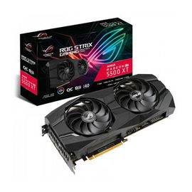 ASUS ROG-STRIX-RX5500XT-O8G-GAMING - OC Edition - tarjeta gráfica - Radeon RX 5500 XT - 8 GB GDDR6 - PCIe 4.0 x16 - HDMI, 3 x DisplayPort ASUS ROG-STRIX-RX5500XT-O8G-GAMING - OC Edition - tarjeta gráfica - Radeon RX 5500 XT - 8 GB GDDR6 - PCIe 4.0 x16 - HDMI, 3 x DisplayPort