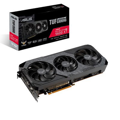 ASUS TUF 3-RX5600XT-T6G-EVO-GAMING - TOP Edition - tarjeta gráfica - Radeon RX 5600 XT - 6 GB GDDR6 - PCIe 4.0 x16 - HDMI, 3 x DisplayPort