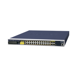 Industrial L3 24 puertos 10/100 / 1000T 802.3at PoE + 4 puertos compartidos 100 / 1000X SFP Managed Ethernet Switch (-40 ~ 75 grados C)
