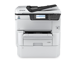 Epson WorkForce Pro WF-C878R - Impresora multifunción - color - chorro de tinta - A3 (297 x 420 mm) (original) - A3 (material) - hasta 23 ppm (copiando) - hasta 25 ppm (impresión) - 335 hojas - 33.6 Kbps - Gigabit LAN, USB 3.0, Wi-Fi(ac)
