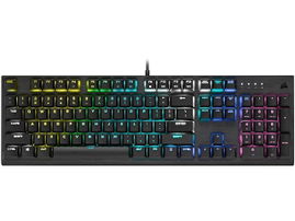 Corsair Memory - Keyboard - Wired - English - USB - Ergonomic Design - All black - Low Profile