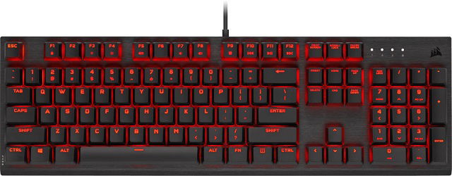 Corsair Memory - Keyboard - Wired - English - USB - Ergonomic Design - Black - VIOLA