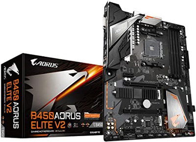 Gigabyte B450 AORUS Elite V2 - 1.0 - placa base - ATX - Socket AM4 - AMD B450 Chipset - USB 3.1 Gen 1 - Gigabit LAN - Tarjeta gráfica (CPU necesaria) - HD Audio (8-canales) Gigabyte B450 AORUS Elite V2 - 1.0 - placa base - ATX - Socket AM4 - AMD B450 Chipset - USB 3.1 Gen 1 - Gigabit LAN - Tarjeta gráfica (CPU necesaria) - HD Audio (8-canales)
