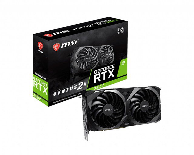 MSI GeForce RTX 3060 Ti VENTUS 2X OC - Tarjeta gráfica - GF RTX 3060 Ti - 8 GB GDDR6 - PCIe 4.0 - 3 x DisplayPort, HDMI