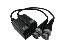 Hikvision - Adaptador balún - BNC (M) a terminal de tornillo - UTP - CAT 5 - 200mts - negro