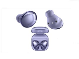 Samsung Galaxy Buds Pro - Auriculares inalámbricos con micro - en oreja - Bluetooth - cancelación de sonido activo - violeta fantasmal
