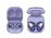 Samsung Galaxy Buds Pro - Auriculares inalámbricos con micro - en oreja - Bluetooth - cancelación de sonido activo - violeta fantasmal