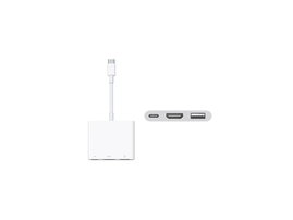 Apple Digital AV Multiport Adapter - Adaptador De Vídeo - USB-C Macho A USB, HDMI, USB-C (Solo Alimentación) Hembra - Compatibilidad Con 4K - Para 10.9-Inch IPad Air; IMac; IPad Mini; IPad Pro De 11; 12; MacBook Air; MacBook Pro Apple Digital AV Multiport Adapter - Adaptador De Vídeo - USB-C Macho A USB, HDMI, USB-C (Solo Alimentación) Hembra - Compatibilidad Con 4K - Para 10.9-Inch IPad Air; IMac; IPad Mini; IPad Pro De 11; 12; MacBook Air; MacBook Pro