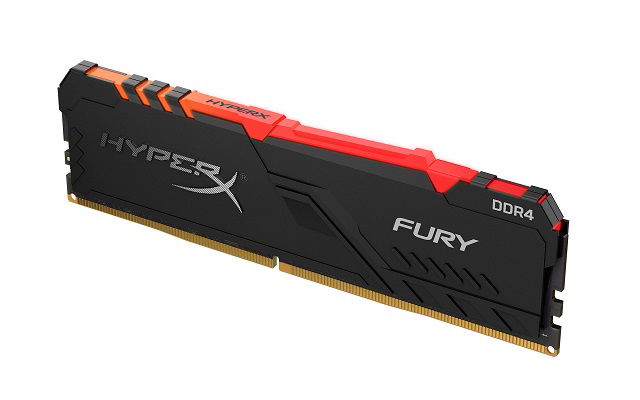 HyperX FURY RGB - DDR4 - módulo - 16 GB - DIMM de 288 contactos - 2666 MHz / PC4-21300 - CL16 - 1.2 V - sin búfer - no ECC - negro