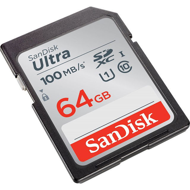 SanDisk Ultra - Tarjeta de memoria flash - 64 GB - UHS-I U1 / Class10 - SDXC UHS-I SanDisk Ultra - Tarjeta de memoria flash - 64 GB - UHS-I U1 / Class10 - SDXC UHS-I