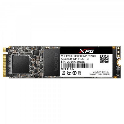 ADATA XPG SX6000 Pro - SSD - 512 GB - interno - M.2 2280 - PCIe 3.0 x4 (NVMe)