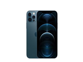Apple iPhone 12 Pro Max - Teléfono inteligente - 5G - LAA / 5G NR FR1 / EDGE / HSPA+ / DC-HSDPA / VoLTE / FDD-LTE / TDD-LTE / VoWiFi / LTE gigabit - iOS - 128 GB - Azul pacífico - Toque