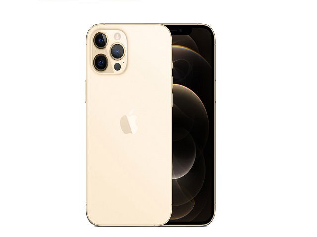 Apple iPhone 12 Pro Max - Teléfono inteligente - 5G - LAA / 5G NR FR1 / EDGE / HSPA+ / DC-HSDPA / VoLTE / FDD-LTE / TDD-LTE / VoWiFi / LTE gigabit - iOS - 128 GB - Oro - Toque