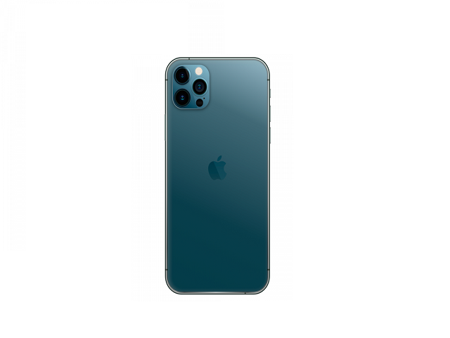Apple iPhone 12 Pro - Teléfono inteligente - 5G - LAA / 5G NR FR1 / EDGE / HSPA+ / DC-HSDPA / VoLTE / FDD-LTE / TDD-LTE / VoWiFi / LTE gigabit - iOS - 256 GB - Azul pacífico - Toque