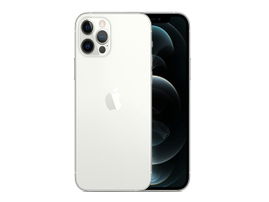Apple iPhone 12 Pro - Teléfono inteligente - 5G - LAA / 5G NR FR1 / EDGE / HSPA+ / DC-HSDPA / VoLTE / FDD-LTE / TDD-LTE / VoWiFi / LTE gigabit - iOS - 256 GB - Plateado elegante / Plata - Toque