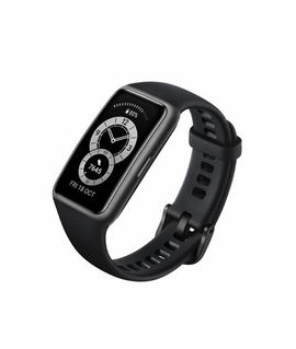 Huawei Band 6, Pantalla AMOLED, Resistente al agua, Compatible con Android y iOS, Bluetooth 5.0. Color Negro