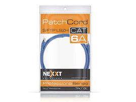 Nexxt Solutions Infrastructure - Patch cable - Shielded - 3 m - RJ-45 a  - Gray - Cat6A S/FTP LSZH