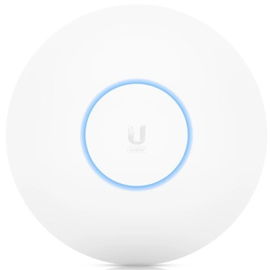Ubiquiti - U6-LR - Wireless access point - Ø220 x 48 mm - 48V 0.5A PoE adapter (Not included) - LEDs White/blue - Certifications CE/FCC/IC