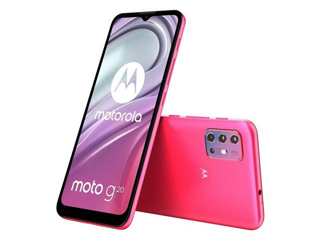 Motorola Moto G20 - Smartphone - Android - 64 GB - Flamingo pink - Touch - XT2128-1 Motorola Moto G20 - Smartphone - Android - 64 GB - Flamingo pink - Touch - XT2128-1