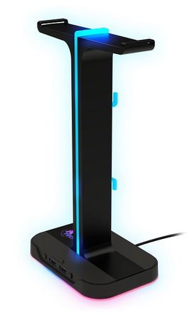 Stand para audífonos RGB Xtech - 2 USB ports - Yurei