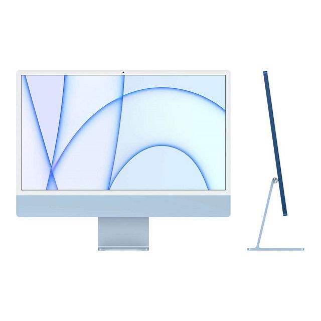 Apple iMac with 4.5K Retina display - Todo en uno - M1 - RAM 8 GB - SSD 256 GB - M1 7-core GPU WLAN: - Bluetooth 5.0, 802.11a/b/g/n/ac/ax - macOS Monterey 12.0 - monitor: LED 24