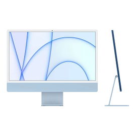 Apple iMac with 4.5K Retina display - Todo en uno - M1 - RAM 8 GB - SSD 256 GB - M1 7-core GPU WLAN: - Bluetooth 5.0, 802.11a/b/g/n/ac/ax - macOS Monterey 12.0 - monitor: LED 24