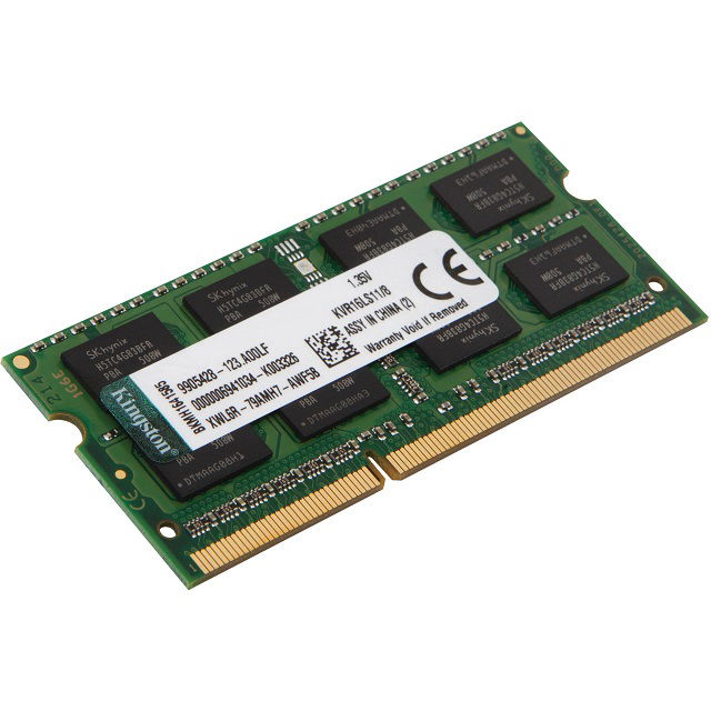 Kingston ValueRam - DDR3 SDRAM - 8 GB - 1600 MHz - Unbuffered - Non-ECC - KVR16LS11/8WP Kingston ValueRam - DDR3 SDRAM - 8 GB - 1600 MHz - Unbuffered - Non-ECC - KVR16LS11/8WP