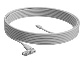 Logitech Rally Mic Pod Extension Cable - Cable alargador de micrófono - 10 m - plenum - para Rally Mic Pod; Rally Bar, Bar Mini, Plus; Room Solution Large Logitech Rally Mic Pod Extension Cable - Cable alargador de micrófono - 10 m - plenum - para Rally Mic Pod; Rally Bar, Bar Mini, Plus; Room Solution Large
