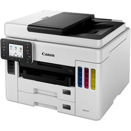Canon MAXIFY GX7010 - Impresora multifunción - color - chorro de tinta - rellenable - A4 (210 x 297 mm), Legal (216 x 356 mm) (original) - A4/Legal (material) - hasta 45 ppm (impresión) - hasta 24 ipm (impresión) - 600 hojas - USB 2.0, LAN, Wi-Fi(n),