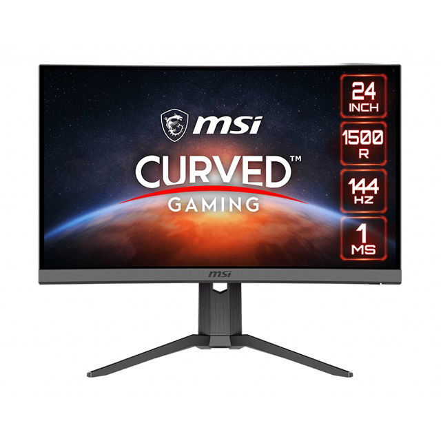 MSI Optix G24C6P - Monitor LED - gaming - curvado - 23.6