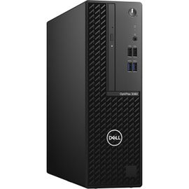 Dell OptiPlex 3080 - SFF - Core i3 10105 / hasta 4.4 GHz - RAM 4 GB - HDD 1 TB - grabadora de DVD - UHD Graphics 630 - Gigabit Ethernet - Win 10 Pro 64 bits - monitor: ninguno - negro - BTS - con 3 años de Hardware Service with Onsite Dell OptiPlex 3080 - SFF - Core i3 10105 / hasta 4.4 GHz - RAM 4 GB - HDD 1 TB - grabadora de DVD - UHD Graphics 630 - Gigabit Ethernet - Win 10 Pro 64 bits - monitor: ninguno - negro - BTS - con 3 años de Hardware Service with Onsite