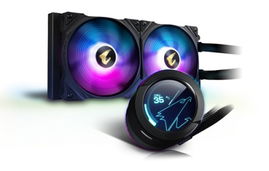 AORUS WATERFORCE X 280 - Sistema de refrigeración líquida del procesador - (para: LGA2066, LGA2011, LGA1366, LGA1150, LGA1151, LGA1155, LGA1156, TR4, AM4, sTRX4, LGA1200) - aluminio con base de cobre - 140 mm