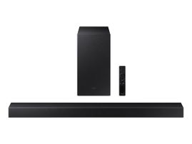 Samsung HW-A450 - Sistema de barra de sonido - canal 2.1 - inalámbrico - Bluetooth - 300 vatios (Total) - negro