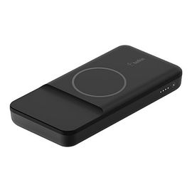 Belkin - Cargador inalámbrico - 10000 mAh - 18 vatios - Fast Charge - 2 conectores de salida (USB, magnética, 24 pin USB-C) - en el cable: USB-C - negro - para Apple iPhone 12, 12 mini, 12 Pro, 12 Pro Max