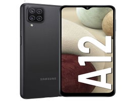 Samsung Galaxy A12 - 4G smartphone - SIM doble - RAM 4 GB / Memoria interna 64 GB - microSD slot - pantalla LCD - 6.5