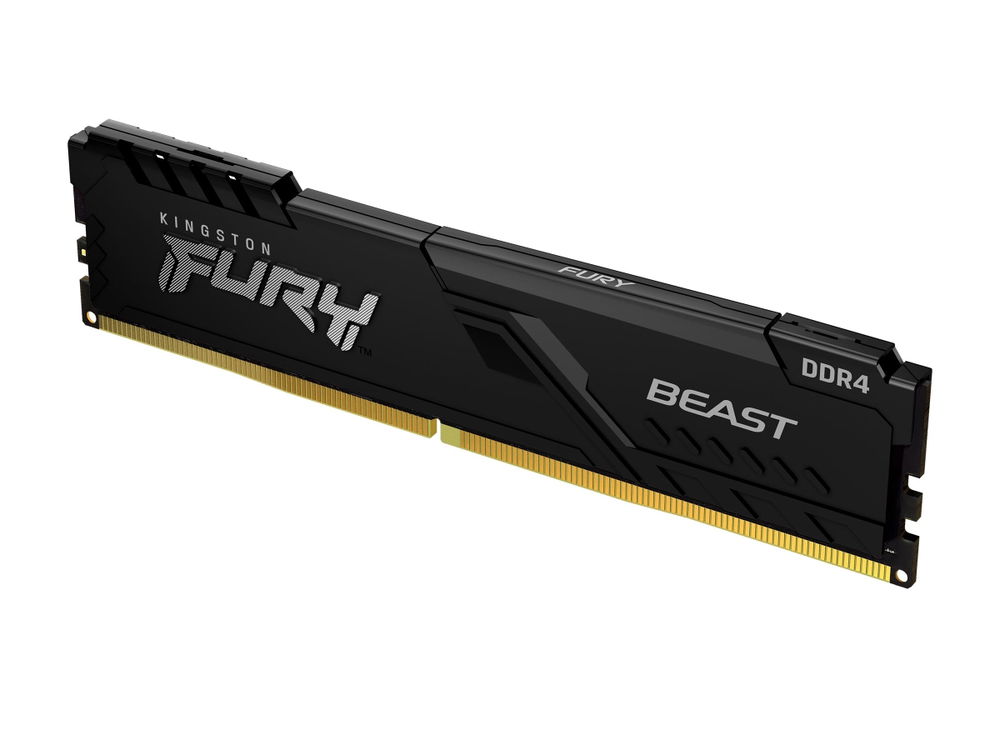 Kingston FURY Beast - DDR4 - módulo - 8 GB - DIMM de 288 contactos - 2666 MHz / PC4-21300 - CL16 - 1.2 V - sin búfer - no ECC - negro