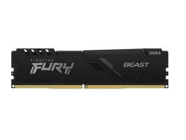 Kingston FURY Beast - DDR4 - módulo - 16 GB - DIMM de 288 contactos - 3200 MHz / PC4-25600 - CL16 - 1.35 V - sin búfer - no ECC - negro