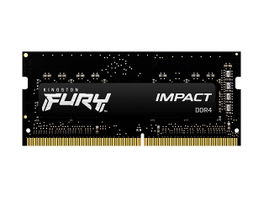 Kingston FURY Impact - DDR4 - módulo - 8 GB - SO-DIMM de 260 contactos - 2666 MHz / PC4-21300 - CL15 - 1.2 V - sin búfer - no ECC - negro