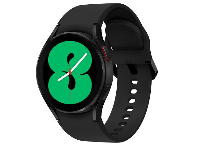 Samsung Galaxy Watch4 - 40 mm - negro - reloj inteligente con pulsera deportiva - pantalla luminosa 1.19